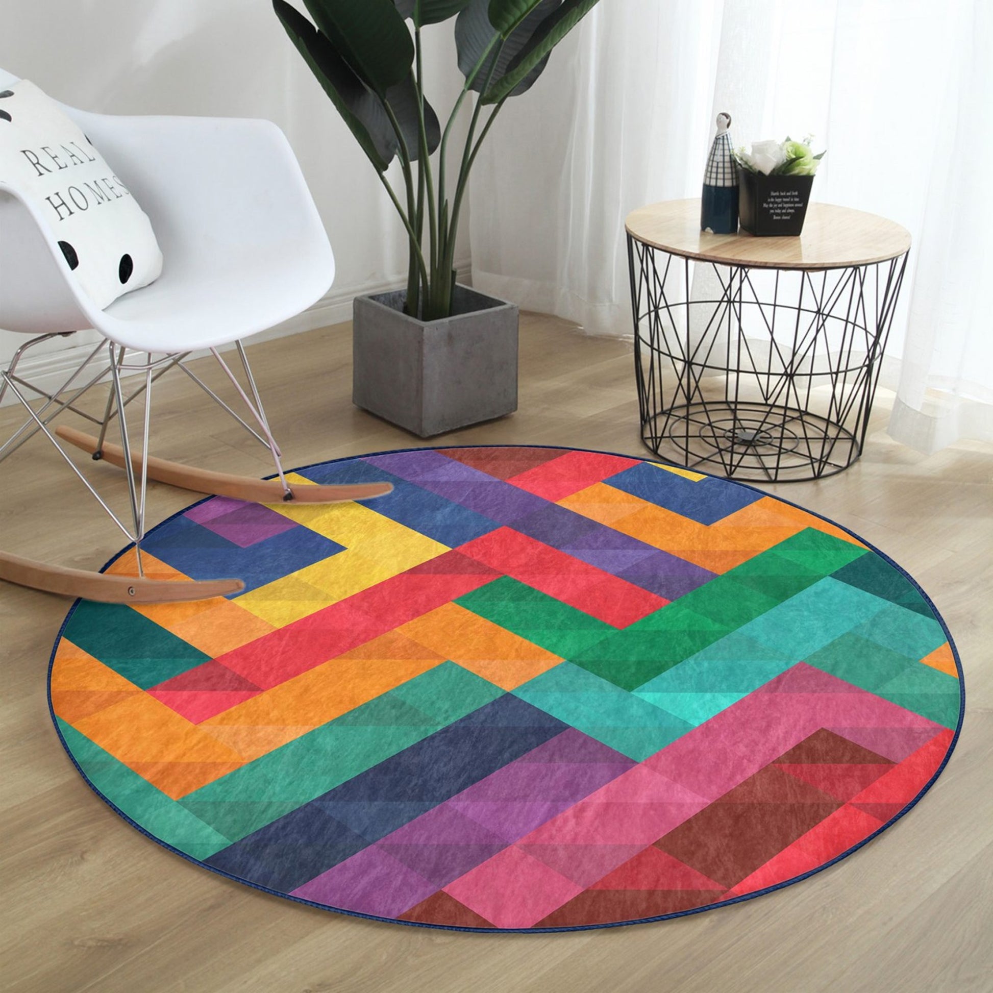 Soft & Durable Homeezone Rug - Colorful Decor