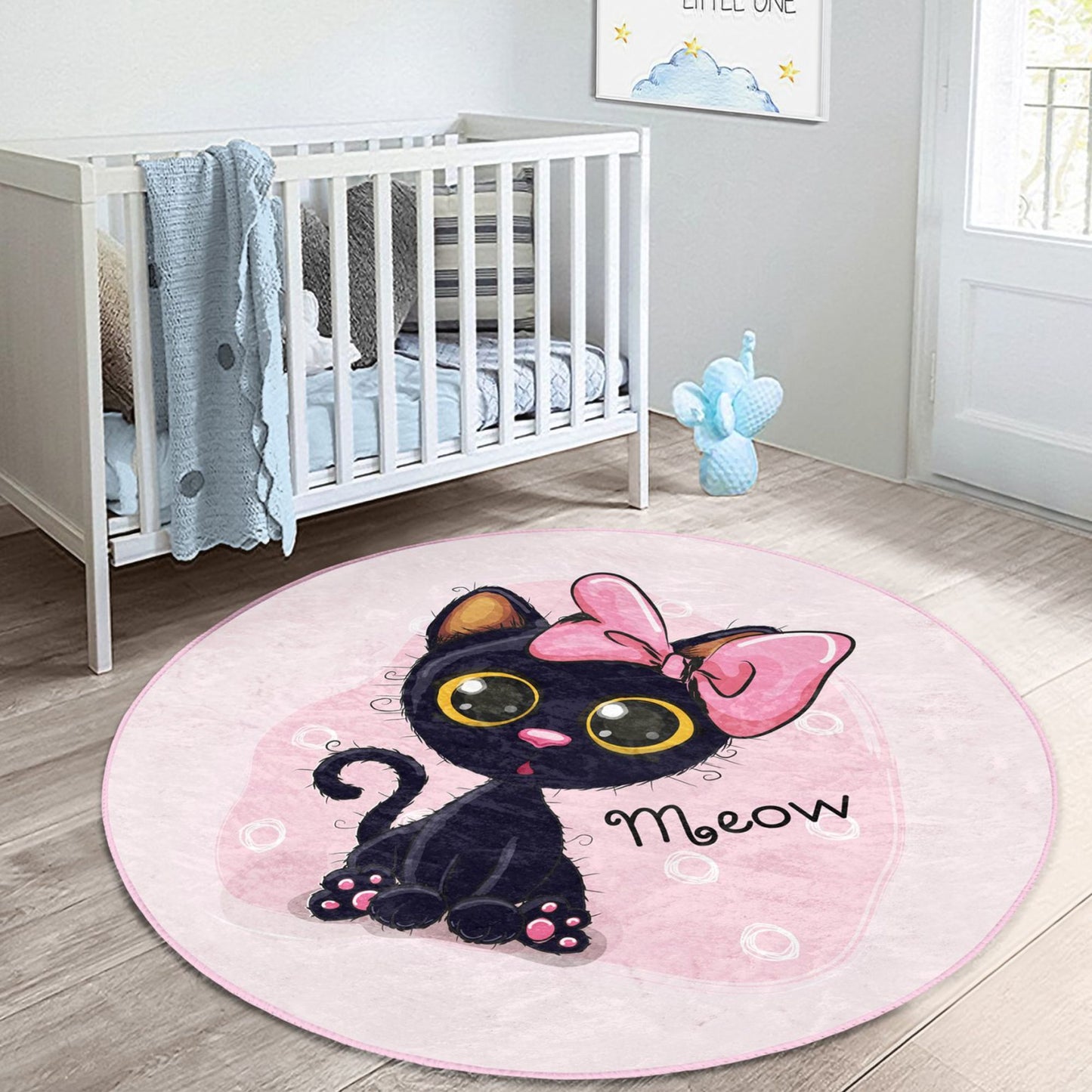 Homeezone Round Rug - Create a Playful Ambiance for Kids