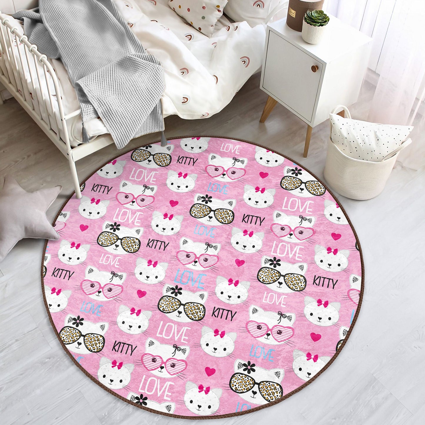 Homeezone Round Rug - Add Charm to Your Child's Space
