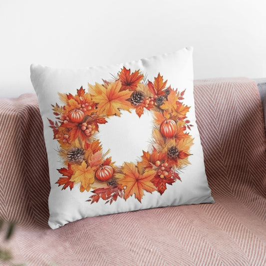 Fall Season Home Decor Throw Pillow Autumn Pattern Cushion Cover by Homeezone
