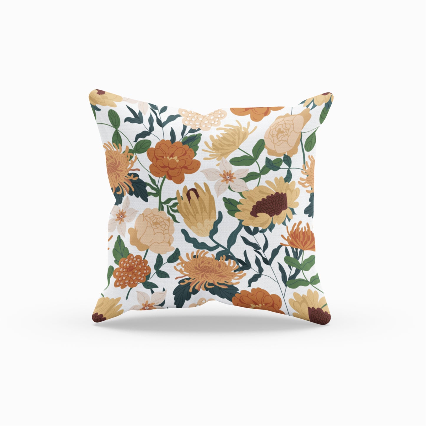 Sunflower Pattern Home Decor Throw Pillow, Living Room Decorative Cushion Covers by Homeezone
