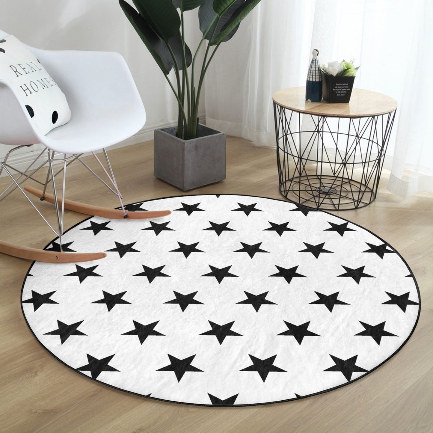 Bring the Night Sky Indoors with Stars Rug