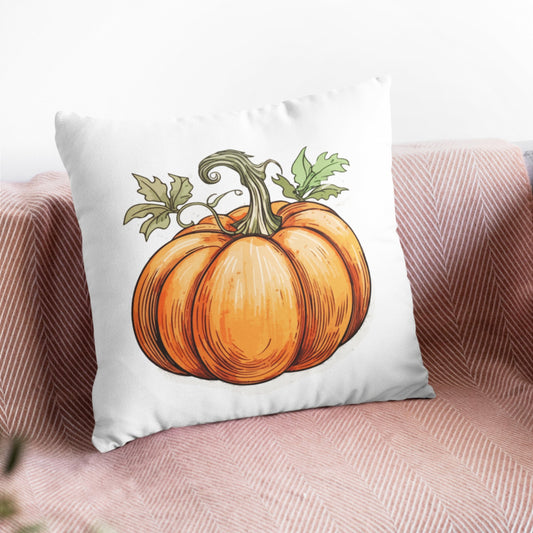 Pumpkin Pattern Throw Pillow Fall Season Home Decor Pillow by Homeezone