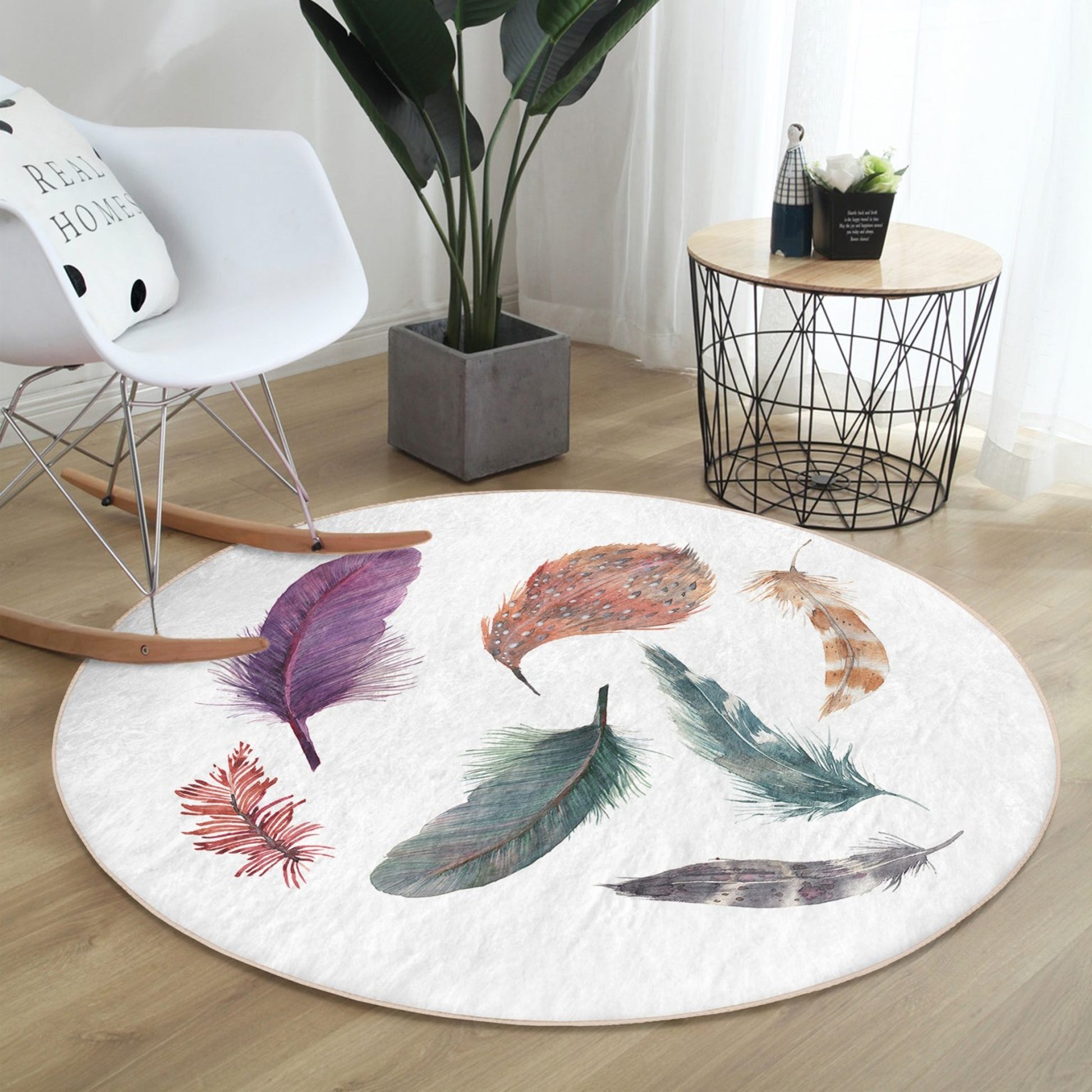 bedroom decorative rug by homeezone