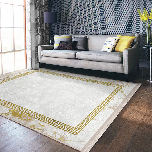 Marble Pattern Classic Washable Area Rug